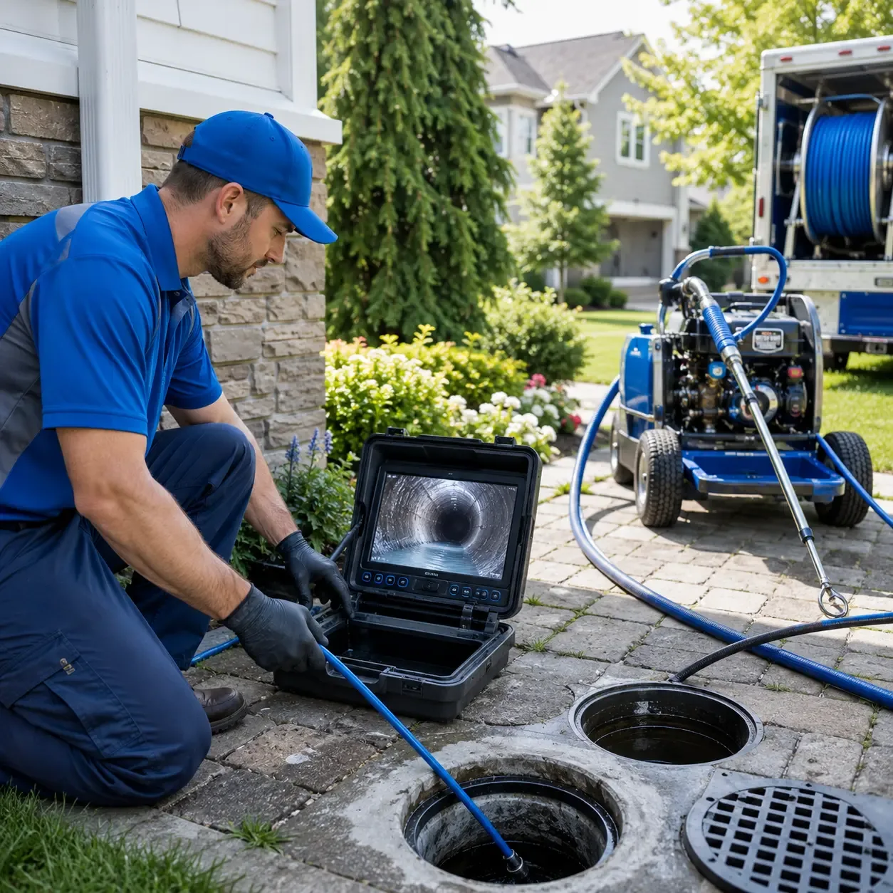 Outdoor drain cleaning professionals serving Rosser, TX